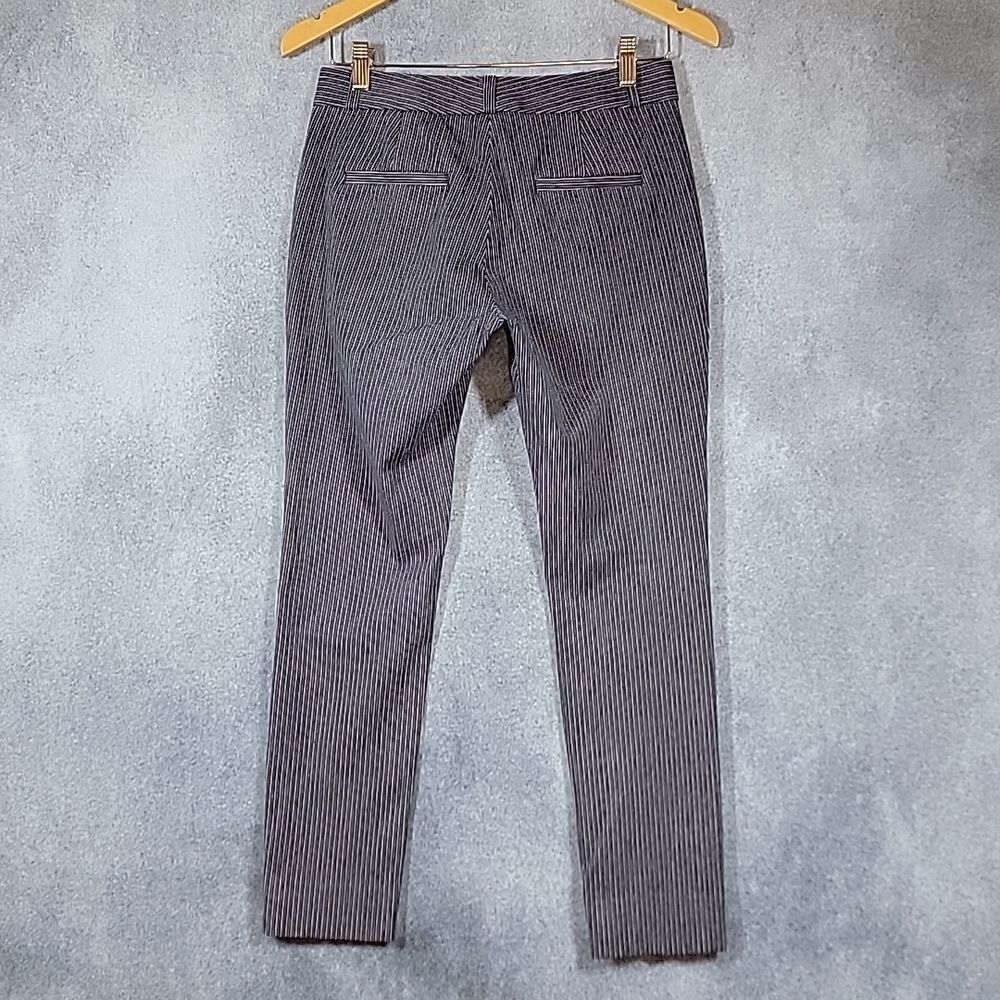 Banana Republic Jackson Fit Bold Blue Striped Ankle Pants - Picture 7 of 16